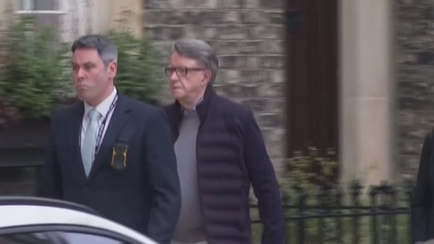 Peter Mandelson led from his house by police