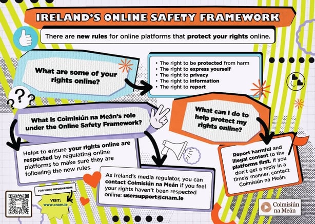 CnaM Online Safety Framework Poster