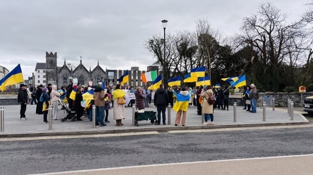 Ukrainians in Galway mark fourth anniversary of Russian invasion