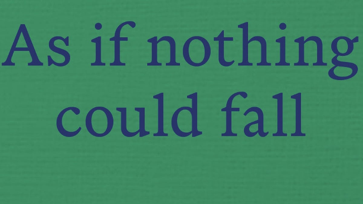 As if nothing could fall: Essays on monuments