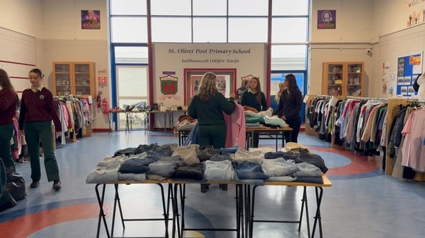 Students host a swap shop at St Oliver's school in Oldcastle Co Meath