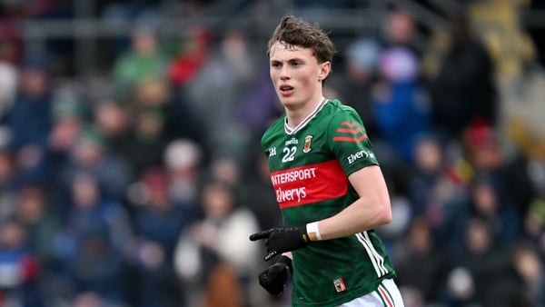 22 February 2026; Kobe McDonald of Mayo during the Allianz Football League Division 1 match between Monaghan and Mayo at St Tiernach's Park in Clones, Monaghan. Photo by Sam Barnes/Sportsfile