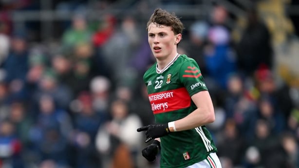 22 February 2026; Kobe McDonald of Mayo during the Allianz Football League Division 1 match between Monaghan and Mayo at St Tiernach's Park in Clones, Monaghan. Photo by Sam Barnes/Sportsfile