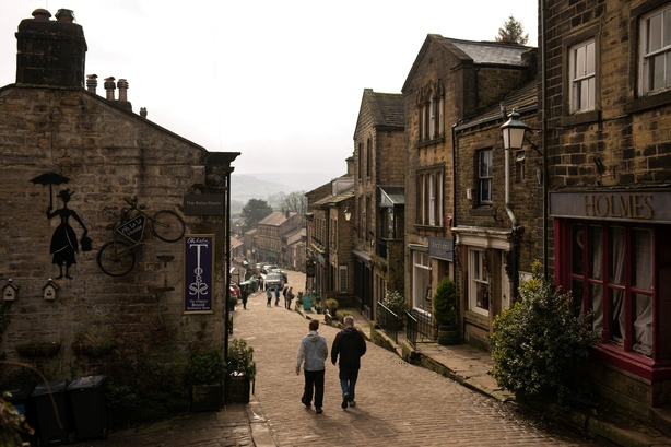  Main Street in the village centre of Haworth,