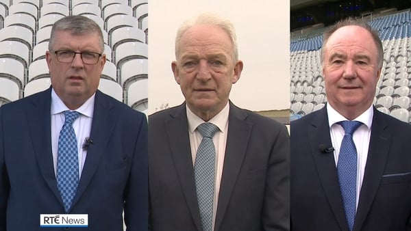 GAA presidential candidates - Ger Ryan, John Murphy and Derek Kent