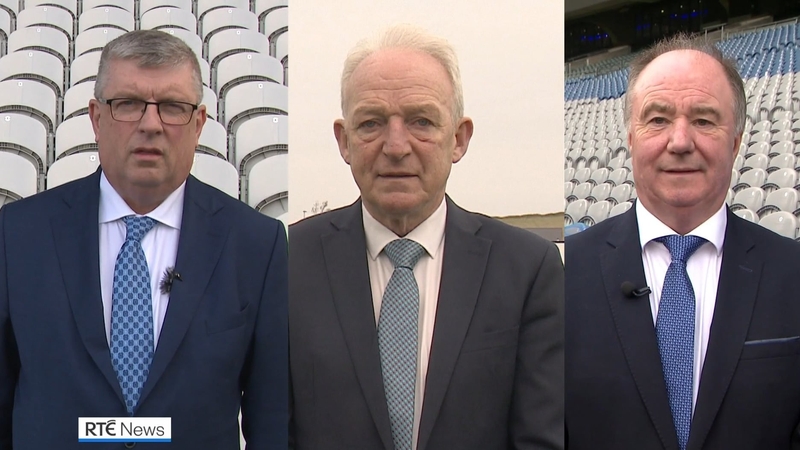 GAA presidential candidates - Ger Ryan, John Murphy and Derek Kent