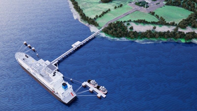 The emergency gas reserve planned for the Shannon Estuary