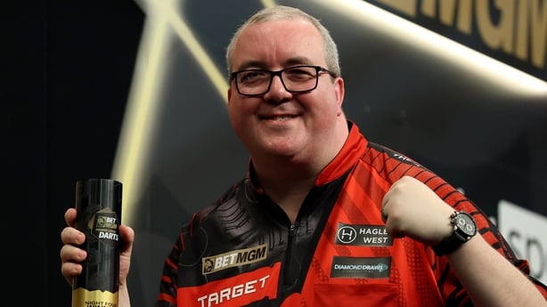 Steve Bunting after winning