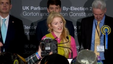 Hannah Spencer of UK’s Green Party wins parliamentary seat