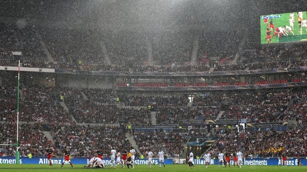 LYON, FRANCE - MAY 14: during the European Rugby Champions Cup Final match between Racing 92 and Saracens at Stade de Lyon on May 14, 2016 in Lyon, France.