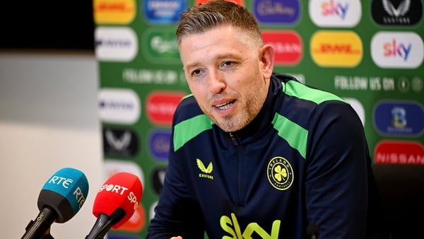 Assistant coach Gary Cronin during a Republic of Ireland press conference at the FAI Headquarters in Abbotstown, Dublin.