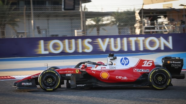 Charles Leclerc of Ferrari drives on the third day of the Formula 1 pre-season testing event at the Bahrain International Circuit in Sakhir, Bahrain on February 20, 2026.