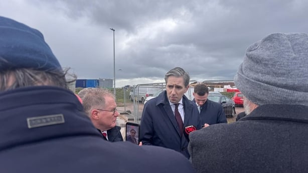 Tánaiste Simon Harris speaking in Cork