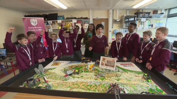 news2day's Florence Okojie visits the Winners of the Lego League at school.