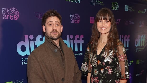 Michael Socha and Clare Dunne pictured at the Dublin International Film Festival screening of the film 500 miles