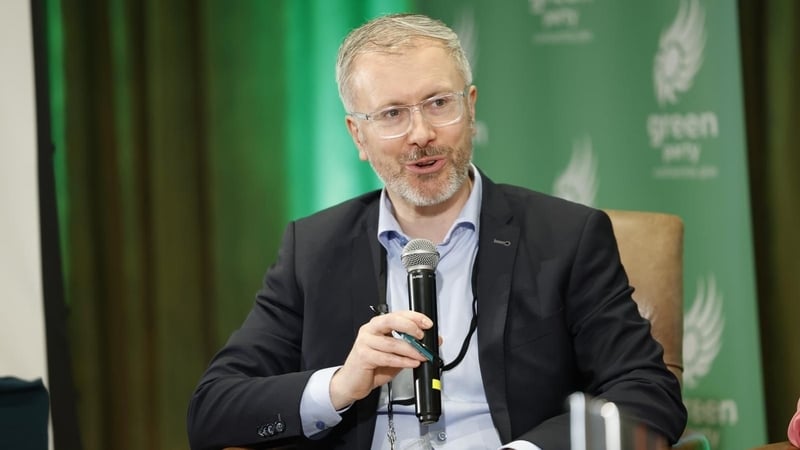 Roderic O'Gorman delivering keynote speech at annual conference