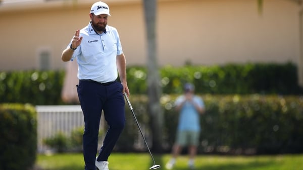 Shane Lowry acknowledges the crowd at the 17th