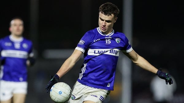 Ronan Coffey of Laois during the Allianz Football League Division 3 match between Kildare and Laois at Cedral St Conleths Park in Newbridge, Kildare