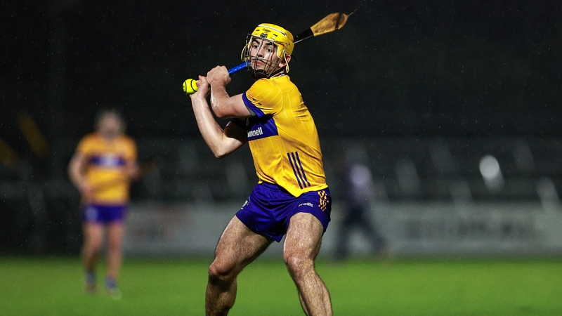 21 February 2026; Mark Rodgers of Clare during the Allianz Hurling League Division 1B match between Kildare and Clare at Cedral St Conleth's Park in Newbridge, Kildare. Photo by Thomas Flinkow/Sportsfile