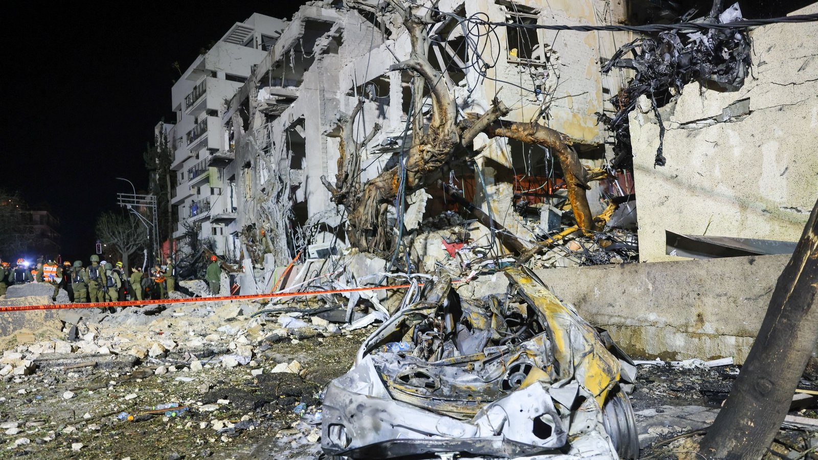 President Donald Trump said the United States would hit Iran with "force that has never been seen before" if the country retaliated against US and Israeli strikes.