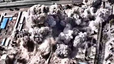 Israeli military releases video it claims shows strikes on Iranian military installations