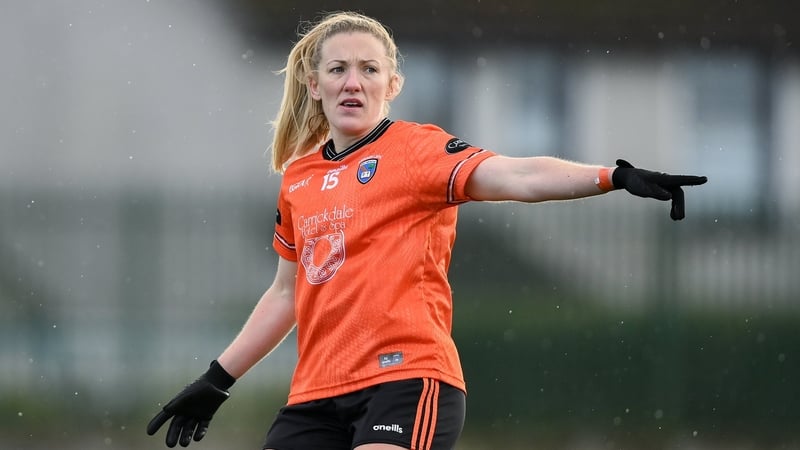 Kelly Mallon of Armagh during the Lidl Ladies National Football League Division 1 match between Armagh and Cork at St. Oliver Plunkett Park in Crossmaglen, Armagh