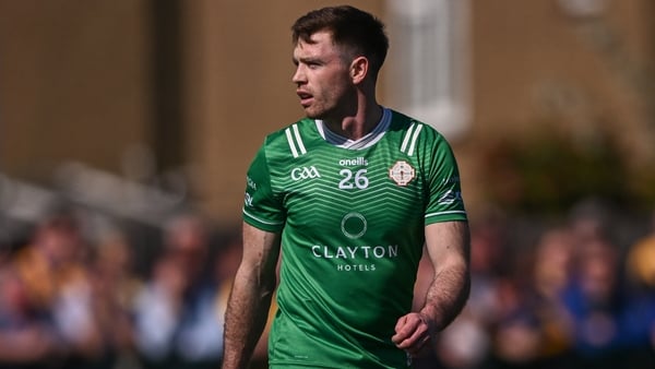 5 April 2025; Ciaran Diver of London during the Connacht GAA Football Senior Championship quarter-final match between London and Roscommon at McGovern Park in Ruislip, England. Photo by Ben McShane/Sportsfile