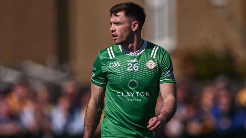 5 April 2025; Ciaran Diver of London during the Connacht GAA Football Senior Championship quarter-final match between London and Roscommon at McGovern Park in Ruislip, England. Photo by Ben McShane/Sportsfile
