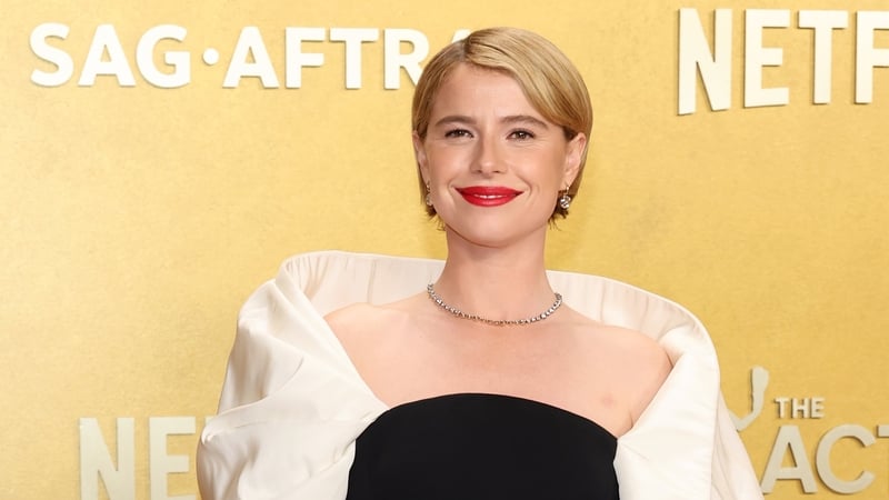 Jessie Buckley attends the 32nd Annual Actor Awards at Shrine Auditorium and Expo Hall on March 01, 2026 in Los Angeles, California. (Photo by Amy Sussman/Getty Images)