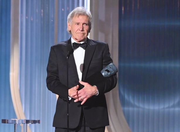 Harrison Ford at the 32nd Annual Actor Awards Presented by SAG-AFTRA held at Shrine Auditorium and Expo Hall on March 01, 2026 in Los Angeles, California. (Photo by Michael Buckner/Variety via Getty Images)