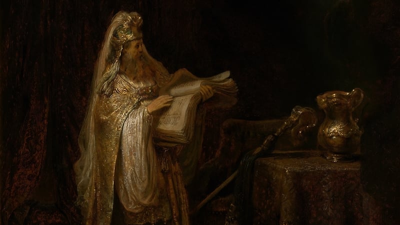 Rembrandt Vision of Zacharias in the Temple