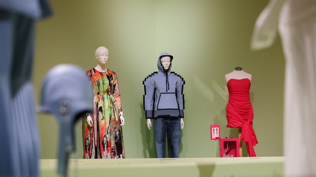 Loewe Pixelated hoodie and jeans Jonathan Anderson for Loewe SpringSummer 2023 BELUM T2023 6