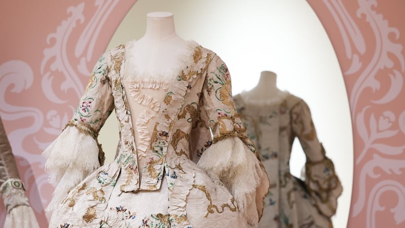 Antique costume on display