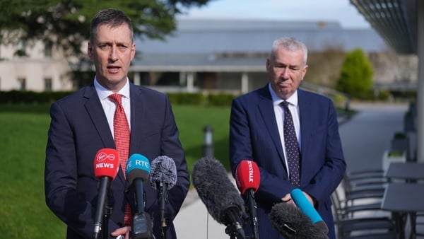 Garda Commissioner Justin Kelly and PSNI Cheif Constable Jon Boutcher