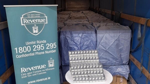 The seizure of cigarettes at Rosslare Europort
