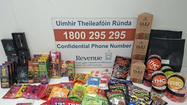 Some of the illicit drugs seized by Revenue officers