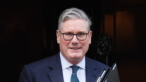 UK Prime Minister Keir Starmer departs 10 Downing Street