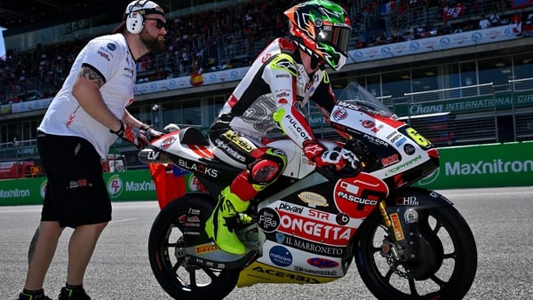 Casey O'Gorman at the 2026 Thailand Moto3 race