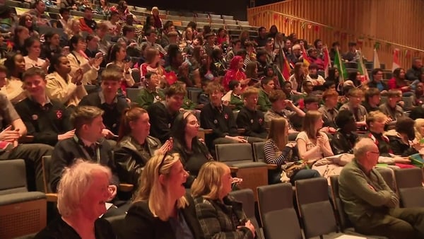People attending the Sanctuary School Awards in TUD