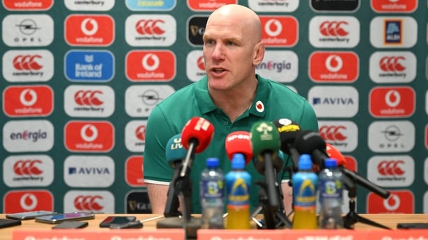 2 March 2026; Forwards coach Paul O'Connell during an Ireland Rugby media conference at the IRFU High Performance Centre in Dublin. Photo by Brendan Moran/Sportsfile