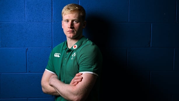 2 March 2026; Jamie Osborne poses for a portrait after an Ireland Rugby media conference at the IRFU High Performance Centre in Dublin. Photo by Brendan Moran/Sportsfile