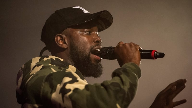 Ghetts performing on the YouTube presents stage at the Great Escape Festival, Brighton
