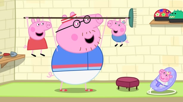  Daddy Pig training for the TCS London Marathon 2026