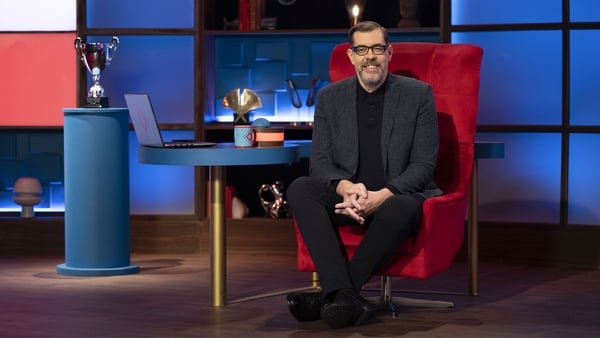 Richard Osman on the House of Games set Photo: BBC/Remarkable Television/Graeme Hunter