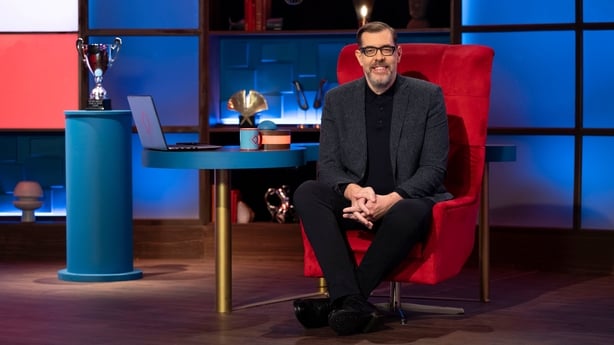 Richard Osman on the House of Games set Photo: BBC/Remarkable Television/Graeme Hunter