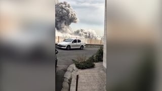 Eyewitness video shows air strike hitting Tehran