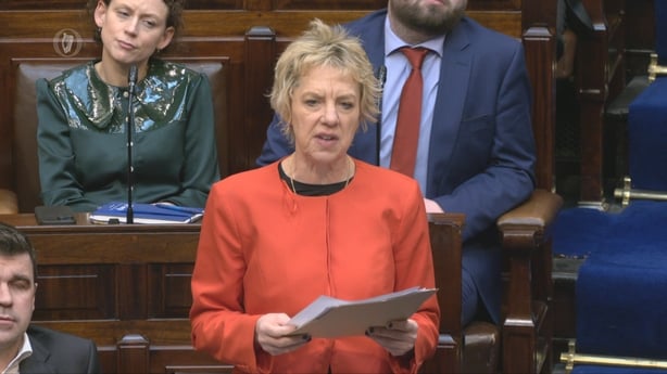 Ivana Bacik speaking in the Dáil