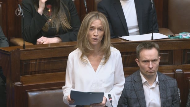 Holly Cairns speaking in the Dáil