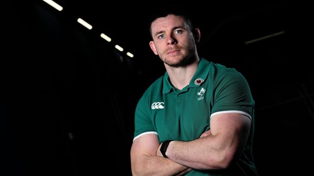 2 March 2026; Nick Timoney poses for a portrait after an Ireland Rugby media conference at the IRFU High Performance Centre in Dublin. Photo by Brendan Moran/Sportsfile