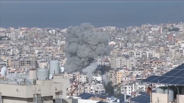 Explosions rock southern Beirut; planes take off from nearby airport